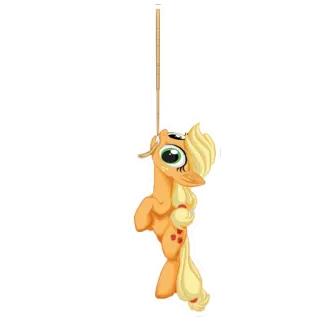 😰 Applejack My Little Pony cartoon, pony, friendship, applejack, equine telegram sticker