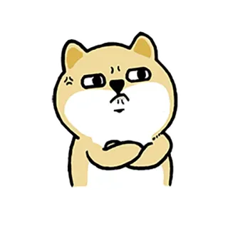 😠 狗, 动物, 卡通, 生气, 表情, 愤怒 whatsapp sticker