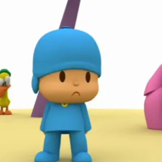 🪡 Pocoyo 小P优优, 卡通, 角色, 儿童, 小孩 whatsapp sticker