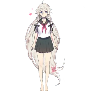 😶 anime, school girl, character, girl, manga telegram sticker