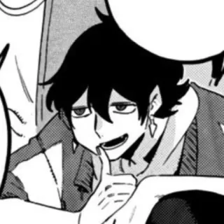 🛹 Anime, Manga, Personaje, Expresión, Dibujo, Caricatura telegram sticker