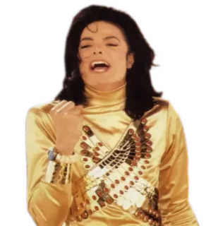 😄 Michael Jackson Musik, Sänger, Entertainer, Pop, Dance, Ikone telegram sticker