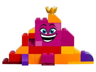 👸 Lego, Cartone animato, Corona, Faccia, Giocattolo telegram sticker