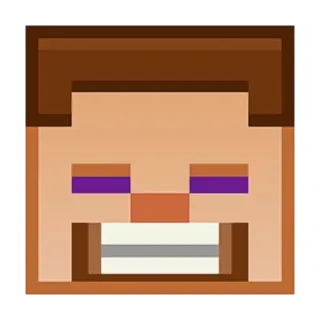 😁 Steve Minecraft Minecraft, Steve, video game, pixelated, character, game telegram sticker