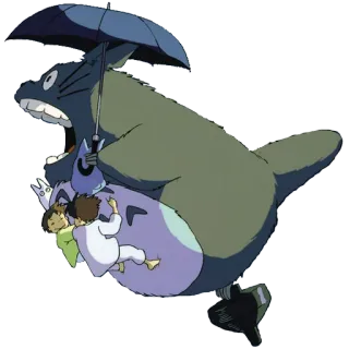 totoro whatsapp stickers