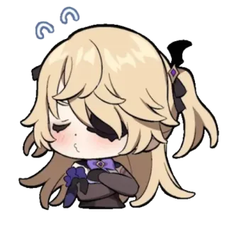 Chibi Genshin telegram stickers