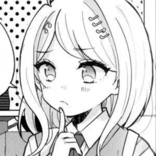 🤔 Kaede Akamatsu Danganronpa V3: Killing Harmony Аниме, Манга, Danganronpa, Каэдэ Акамацу, милый whatsapp sticker