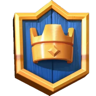 👑 crown, royal, gold, shield, game telegram sticker