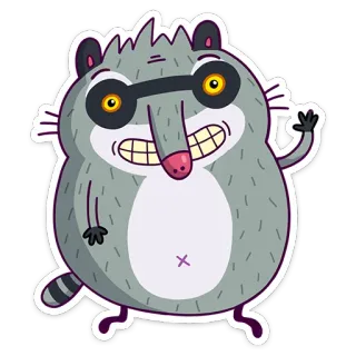 Полоскун Бублик :: @stickroom telegram stickers