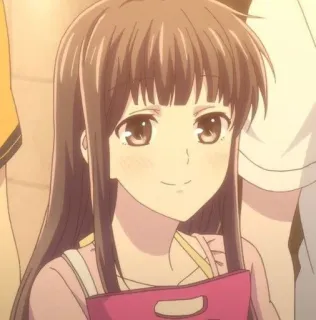 🦋 Tohru Honda Fruits Basket Аниме, Мультфильм, Милый, Девушка, Тору Хонда, Fruits Basket telegram sticker