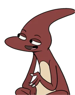 😊 Cartoon, Eidechse, Reptil, Tier, Figur whatsapp sticker