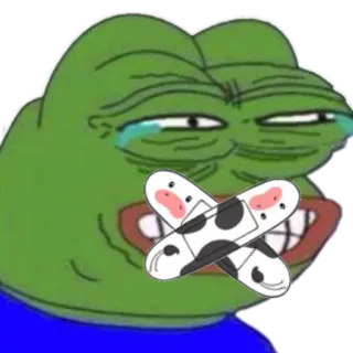 😂 Pepe the Frog Meme, Katak, Pepe, Meme Internet whatsapp sticker