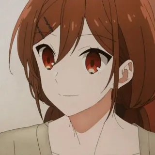 🎟 Hori Kyouko Horimiya Anime, Horimiya, Hori Kyouko, Lindo, Retrato, Mujer, Sonrisa telegram sticker