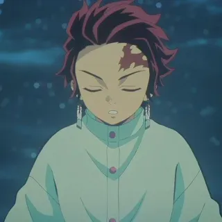 🌊 Tanjiro Kamado Demon Slayer Anime, Demon Slayer, Tanjiro, Karakter, Animasi Jepang, Manga telegram sticker