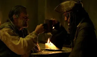 🤝 Jack Sparrow Pirates of the Caribbean pirates, boire, film, personnage, taverne whatsapp sticker