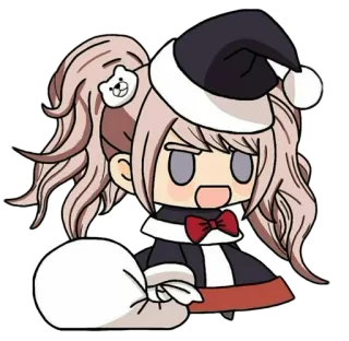 Danganronpa Padoru @Gian_TGX whatsapp stickers