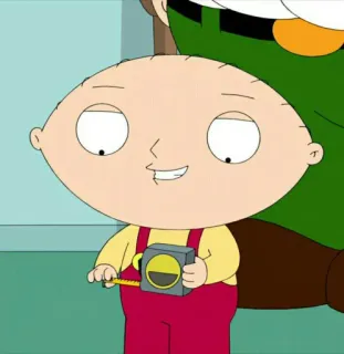 🧸 Stewie Griffin Family Guy cartoon, animated, stewie griffin, family guy, character, funny, comedy telegram sticker