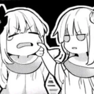 😒 애니메이션, 만화, 만화영화, 여자, 귀여운 telegram sticker