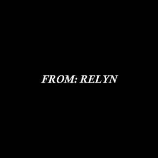 🔖 FROM: RELYN Name, Relyn telegram sticker