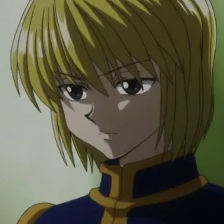 🇯🇵 Kurapika Hunter x Hunter anime, kurapika, hunter x hunter, character, manga telegram sticker