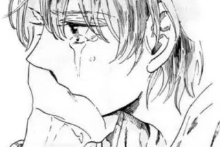 💔 悲しみ, 泣く, 感情的, 苦悩, スケッチ, マンガ, アニメ telegram sticker