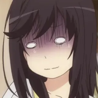 🌈 Anime, Cartoon, Gesichtsausdruck, Schockiert, Angst, Panik whatsapp sticker