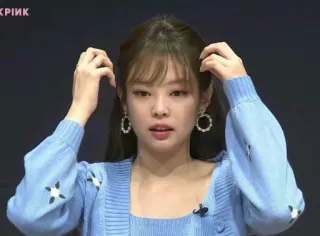 🥟 Jennie Kim คน, คนดัง, ผู้หญิง, เคป็อป, นักร้อง telegram sticker