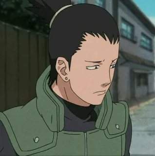 🎼 Shikamaru Nara Naruto Anime, Dibujos animados, Shikamaru, Naruto, Personaje whatsapp sticker