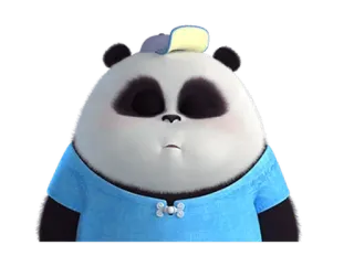 🐼 Panda, Dibujos animados, Animal, Personaje whatsapp sticker