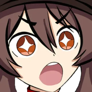 🌸 Hu Tao Genshin Impact anime, sorpreso, Genshin, carino telegram sticker
