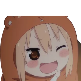 😉 anime, chibi, cute, cartoon, character, girl telegram sticker