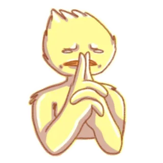 😟 Emoticon, Cartoon, Figur, Ausdruck, Gelb, Sticker telegram sticker