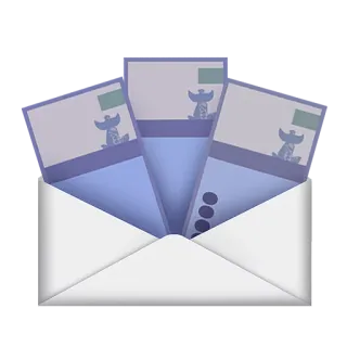 💸 adesivos, envelope, correio telegram sticker