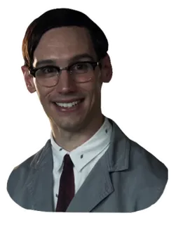 😁 The Riddler Загадочник, Бэтмен, DC Comics, злодей, улыбается, очки telegram sticker