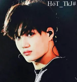 😐 HóT _TkJ# potret, pria, kpop, idola whatsapp sticker