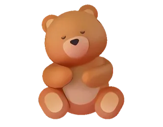 🤗 bear, teddy bear, toy, stuffed animal, cute, adorable telegram sticker