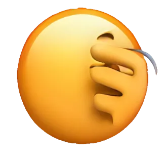 🥑 emoji, naso, ficcare telegram sticker