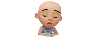 🔰 cartoon, sleepy, tired, animation telegram sticker