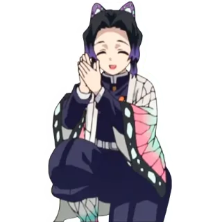🤣 Shinobu Kocho Demon Slayer อนิเมะ, มังงะ, ดาบพิฆาตอสูร, ชิโนบุ โคโจ telegram sticker