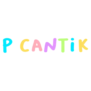 💬 PCANTIK carino, colorato, lettere whatsapp sticker
