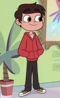😇 Marco Diaz Star vs. the Forces of Evil cartoon, character, Marco, Star vs. the Forces of Evil telegram sticker