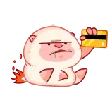 🤩 cartoon, animal, credit card, funny, sticker telegram sticker
