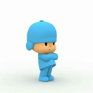 🤬 Pocoyo Pocoyo, Kreskówka, Postać, Animacja, Dzieci, Dziecko, Słodkie telegram sticker