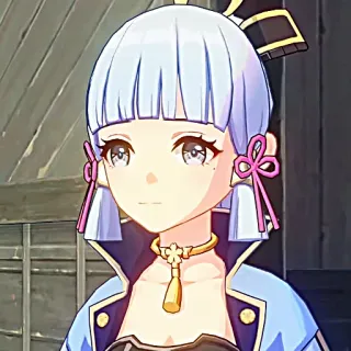 ❄️ Kamisato Ayaka Genshin Impact Anime, Game, Karakter, Ayaka, Genshin Impact telegram sticker
