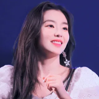 🦢 mujer, sonrisa, retrato, coreana, asiática telegram sticker