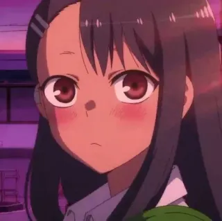 🌟 Nagatoro Don't Toy with Me, Miss Nagatoro Anime, Mädchen, Nagatoro, Süß, Cartoon, Manga whatsapp sticker