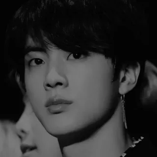 ✖️ Jin Jin, BTS, K-pop, chanteur, idole, portrait telegram sticker