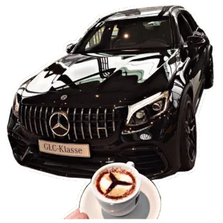 ☕️ GLC-Klasse รถ, เมอร์เซเดส, glc, คลาส, หรูหรา, ยานพาหนะ telegram sticker