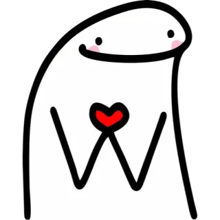 ❤️ 贴纸, 人物, 心, 爱, 卡通, 绘画 telegram sticker