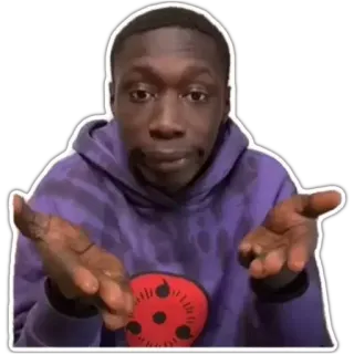 🤨 Khaby Lame Khaby Lame, Reaktion, Meme, Internet-Persönlichkeit, Schulterzucken, Dubai, TikTok telegram sticker